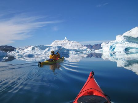 Groenland - kayak dans les icebergs